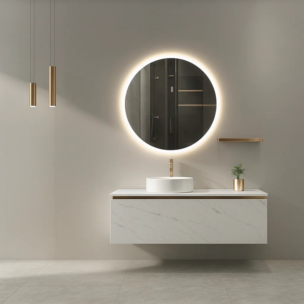 Ideas de iluminación para baños modernos