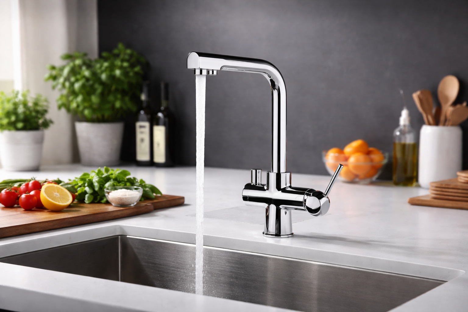 Tipos de grifería para cocina: cuál elegir según tu espacio y necesidades