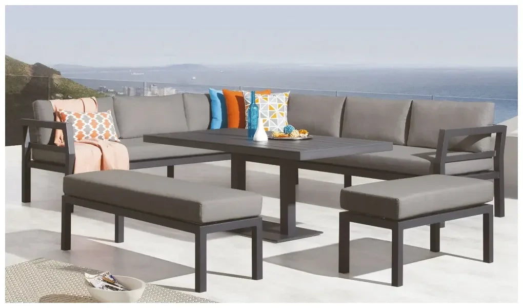 Sofás de exterior y bancos