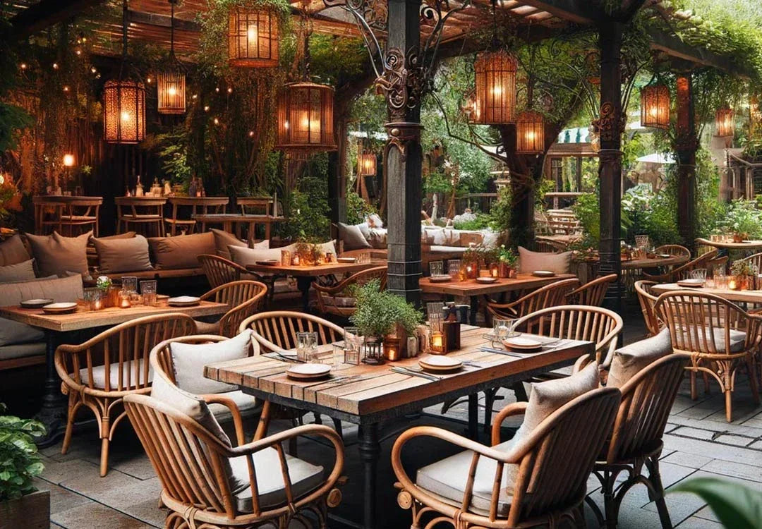 Mobiliario de exterior y hostelería