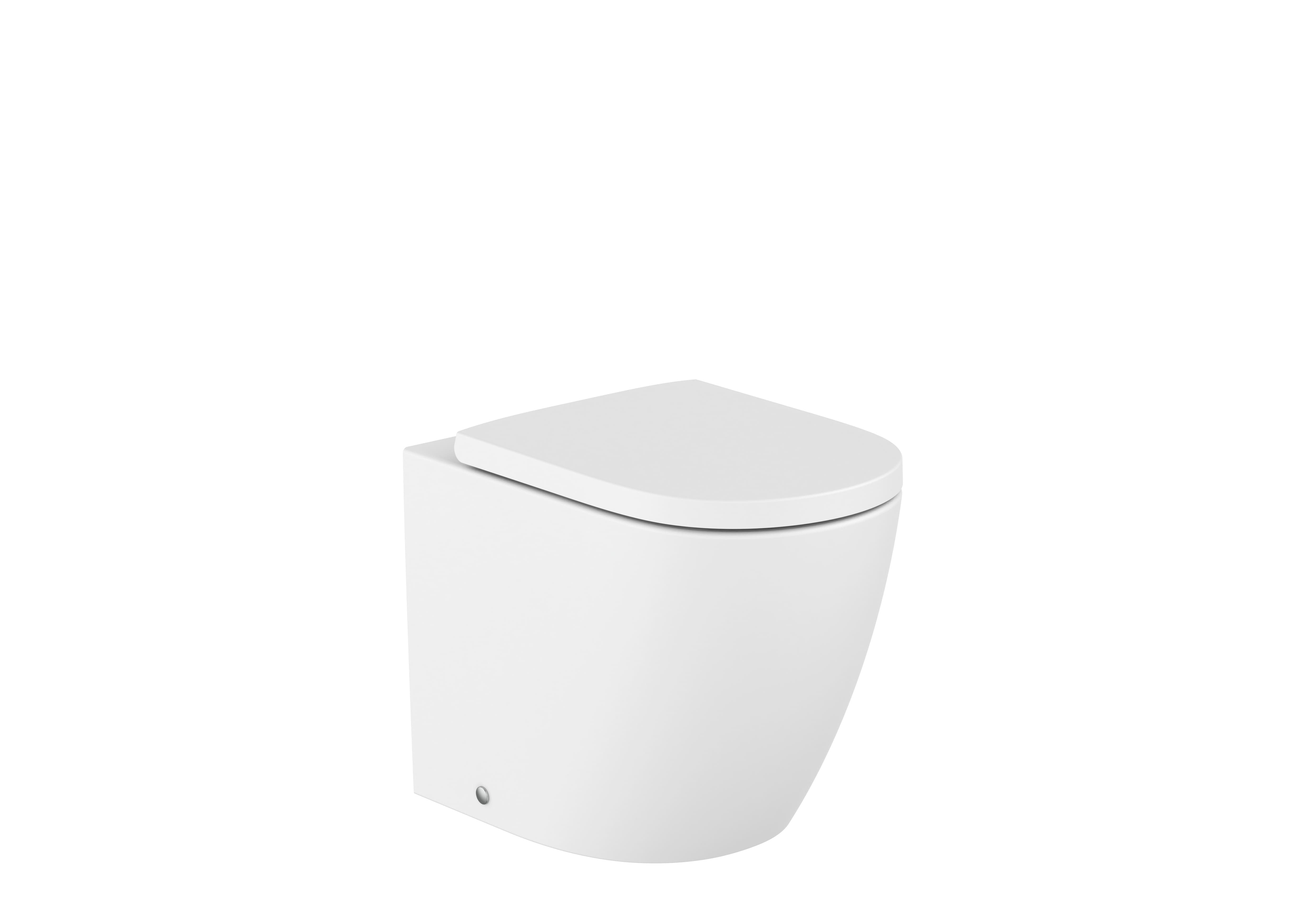 Taza Roca Meridian Rimless Vortex Salida Dual Cisterna Alta — Blanco mate