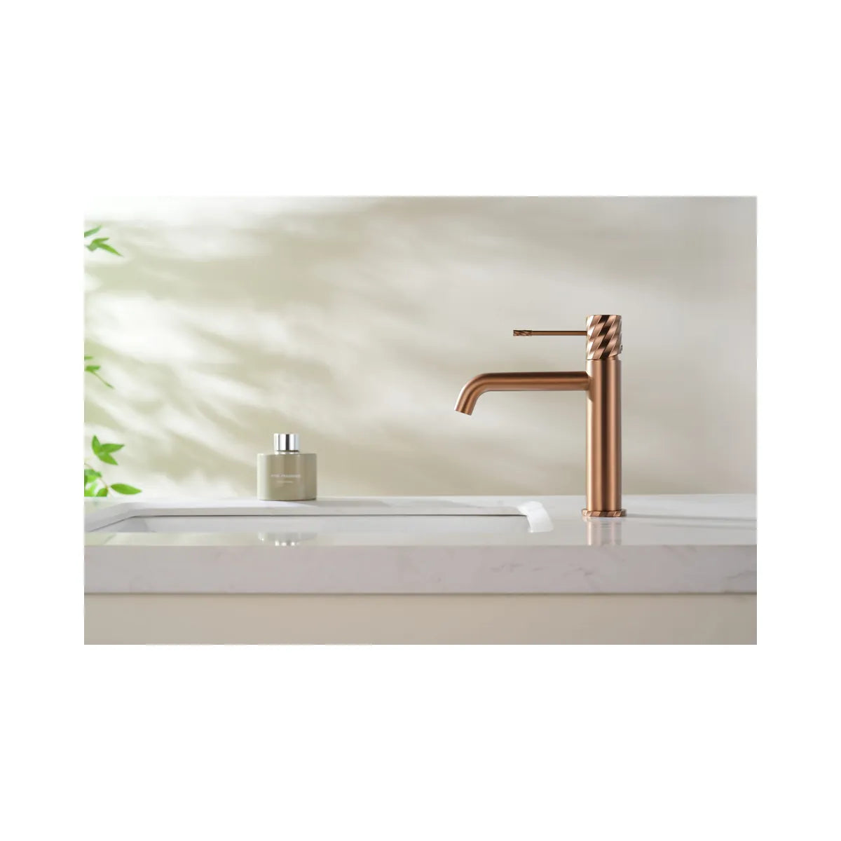 Monomando Lavabo Bless Oro Rosa Cepillado Imex | Merkimarket - ambiente_1 - Imex