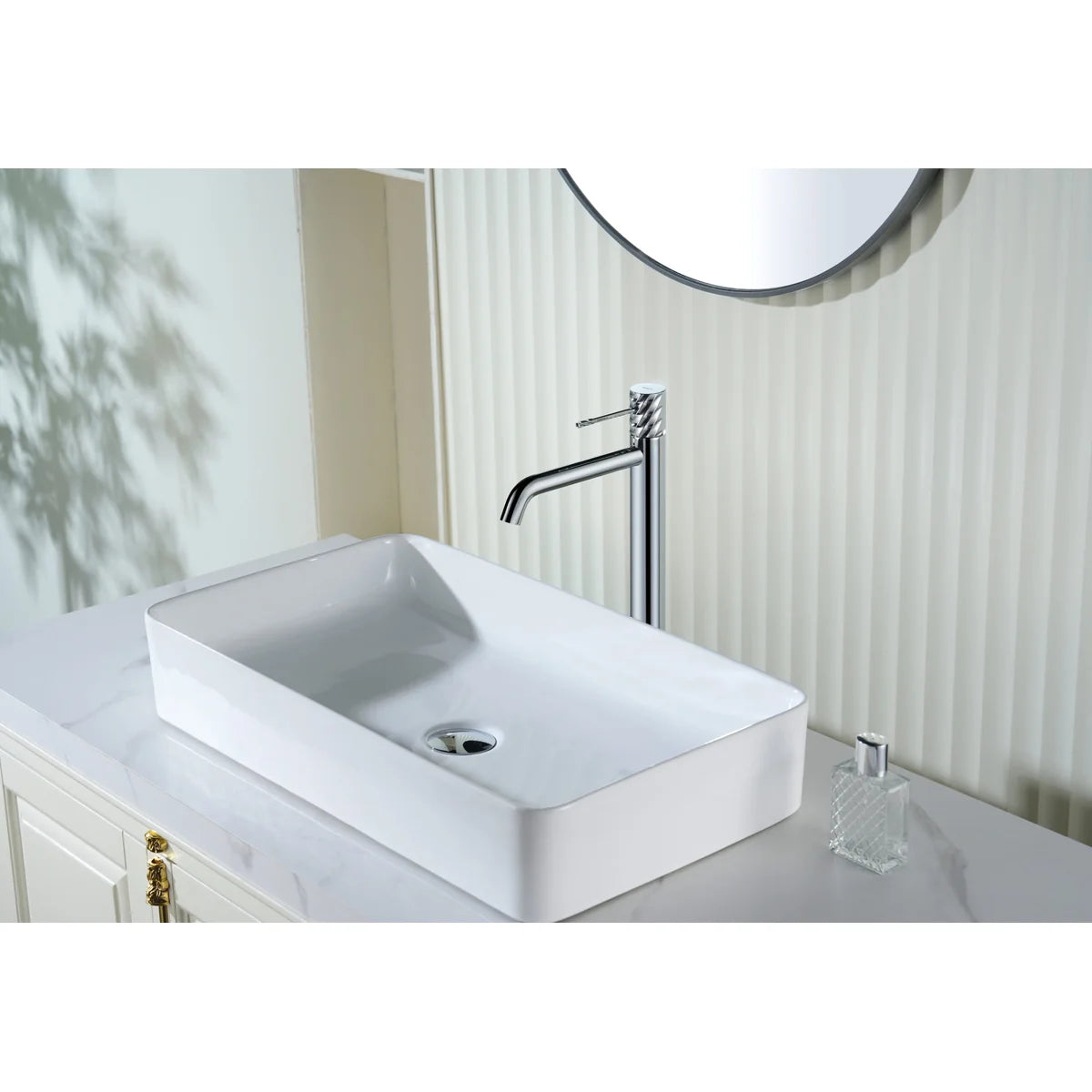 Monomando Lavabo Alto Bless Imex Cromo en ambiente