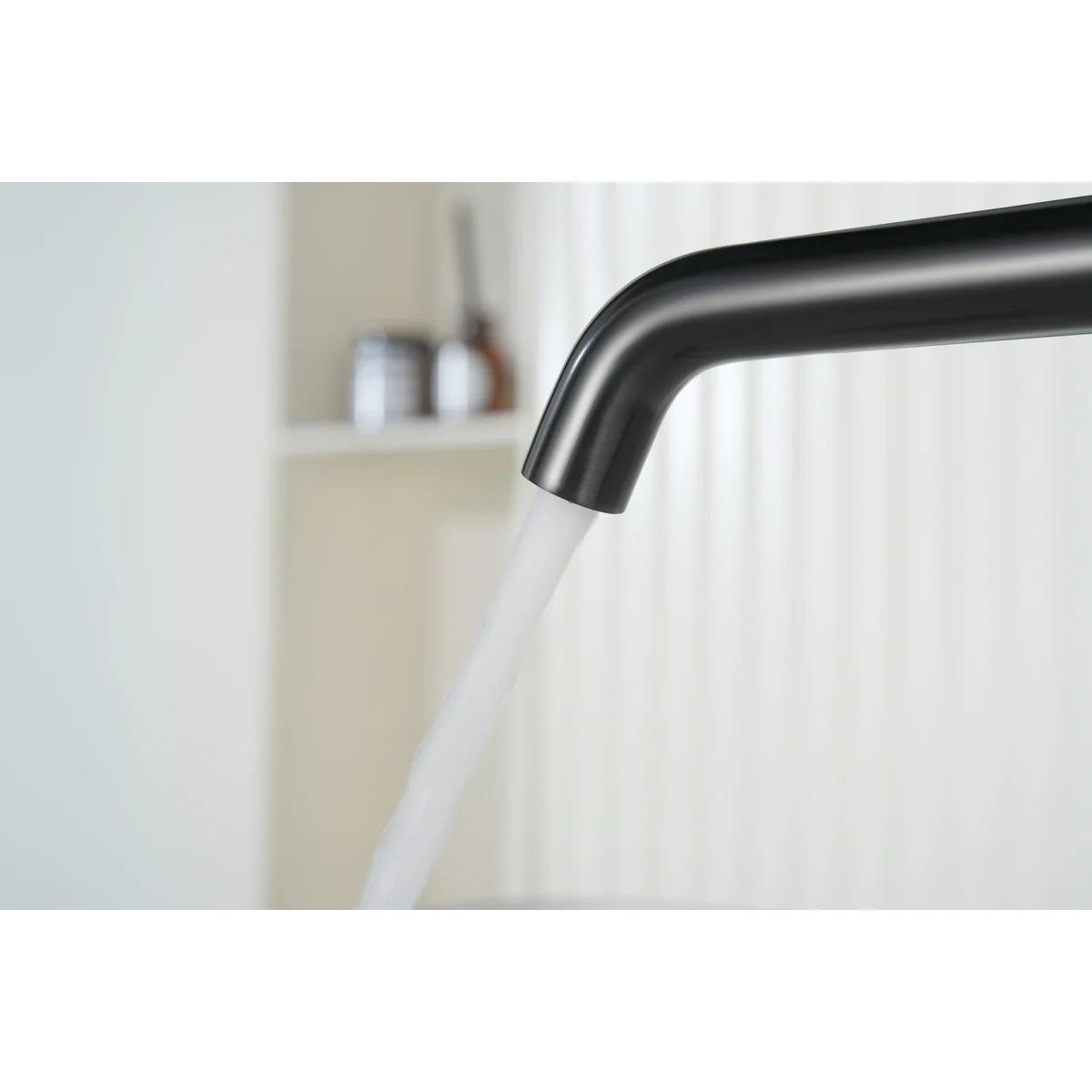 Monomando Lavabo Alto Bless Black Gun Metal Imex Black gun metal en ambiente