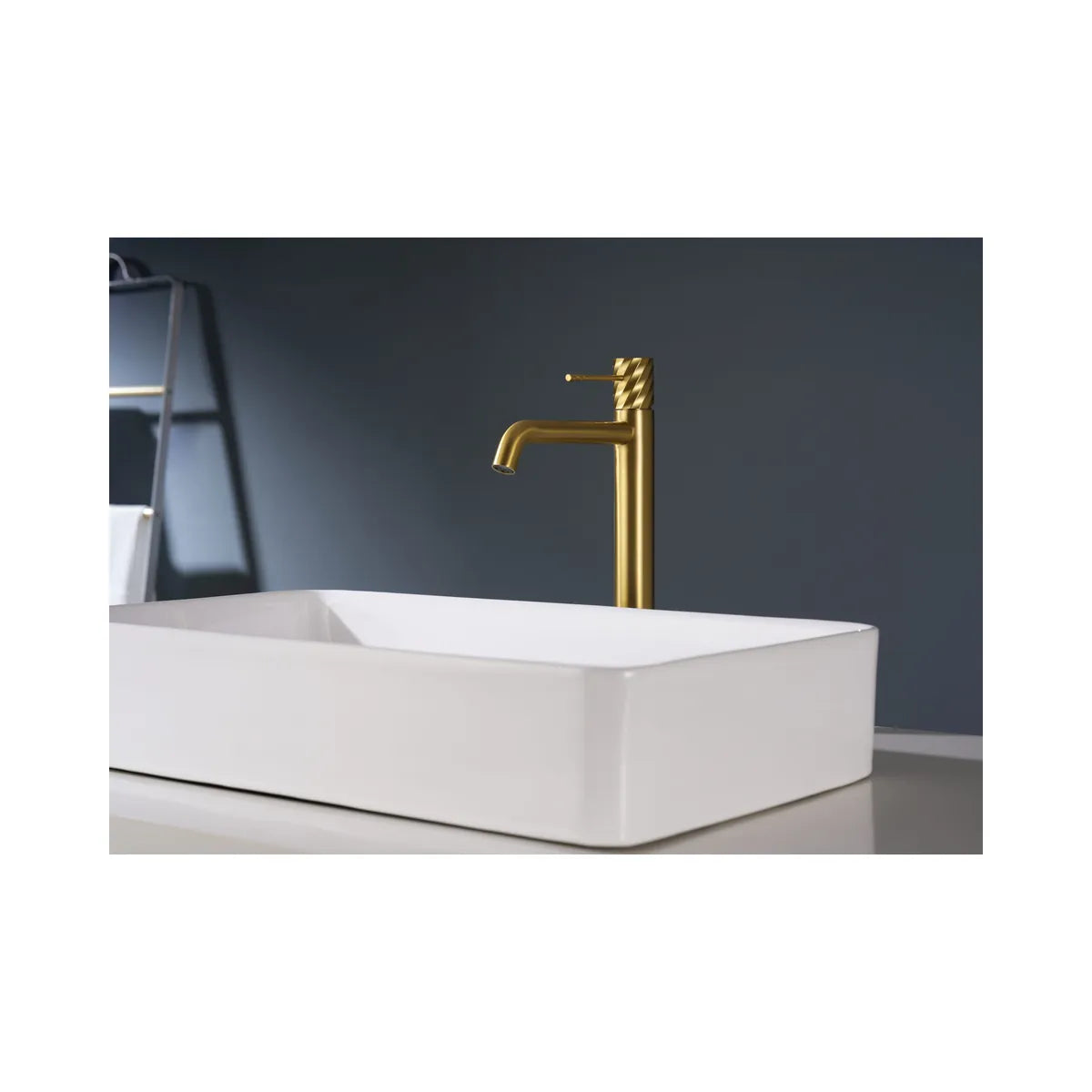 Monomando Lavabo Alto Bless Oro Cepillado Imex - ambiente_1 - Imex