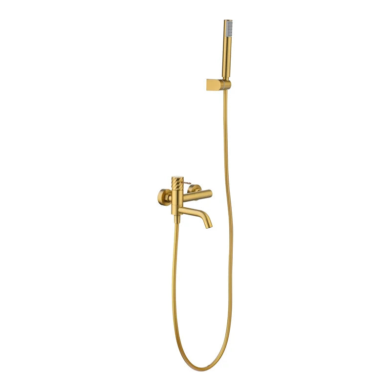 Kit Baño/Ducha Monomando Bless Oro Cepillado Imex Oro cepillado