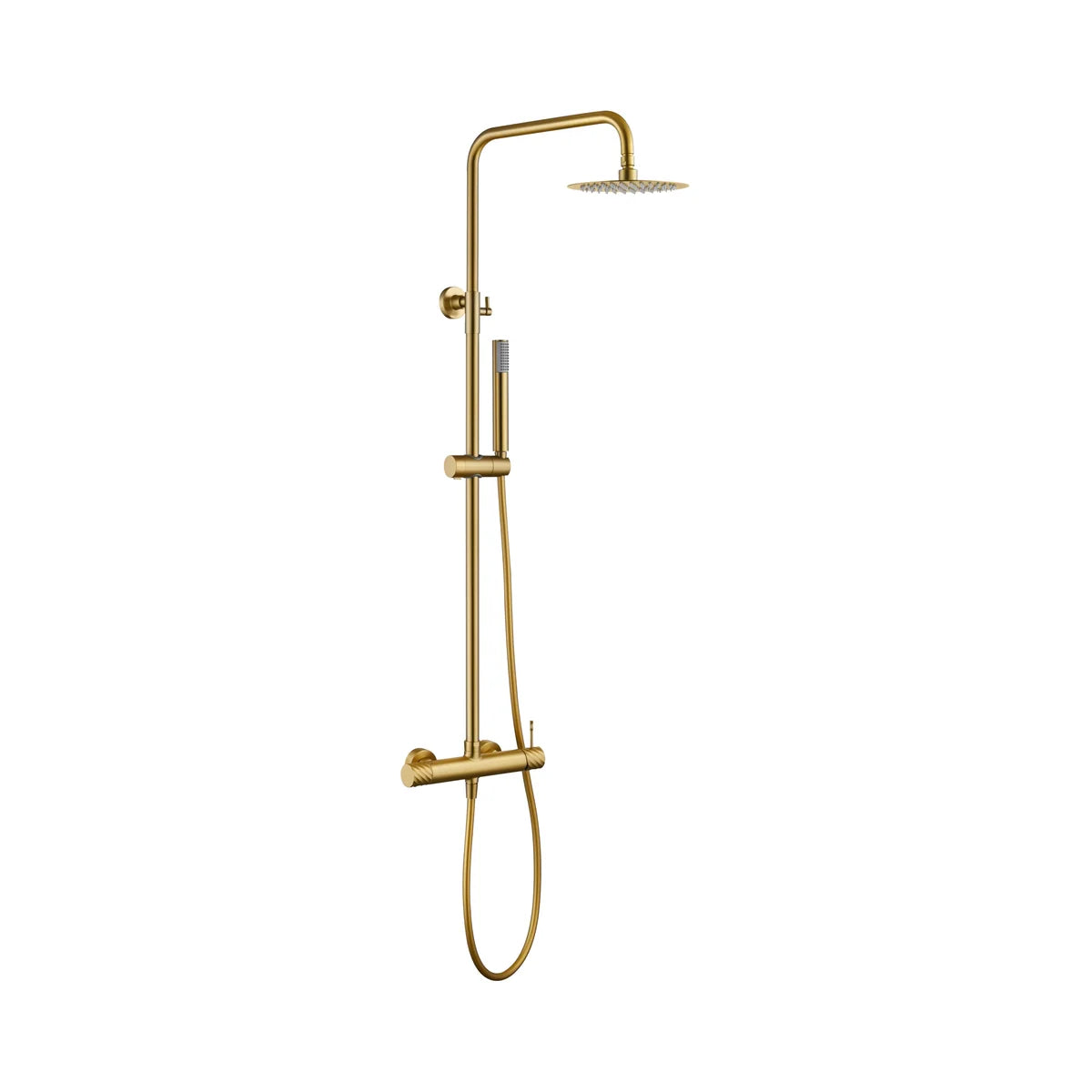 Conjunto Ducha Monomando Bless Oro Cepillado Imex - principal - Imex