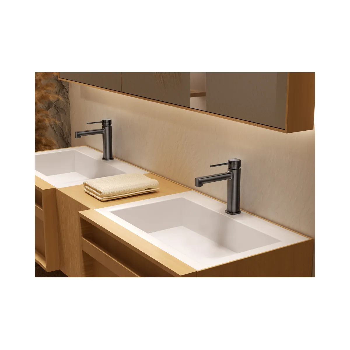Monomando Lavabo Firenze Negro Mate Imex | Merkimarket - ambiente_1 - Imex