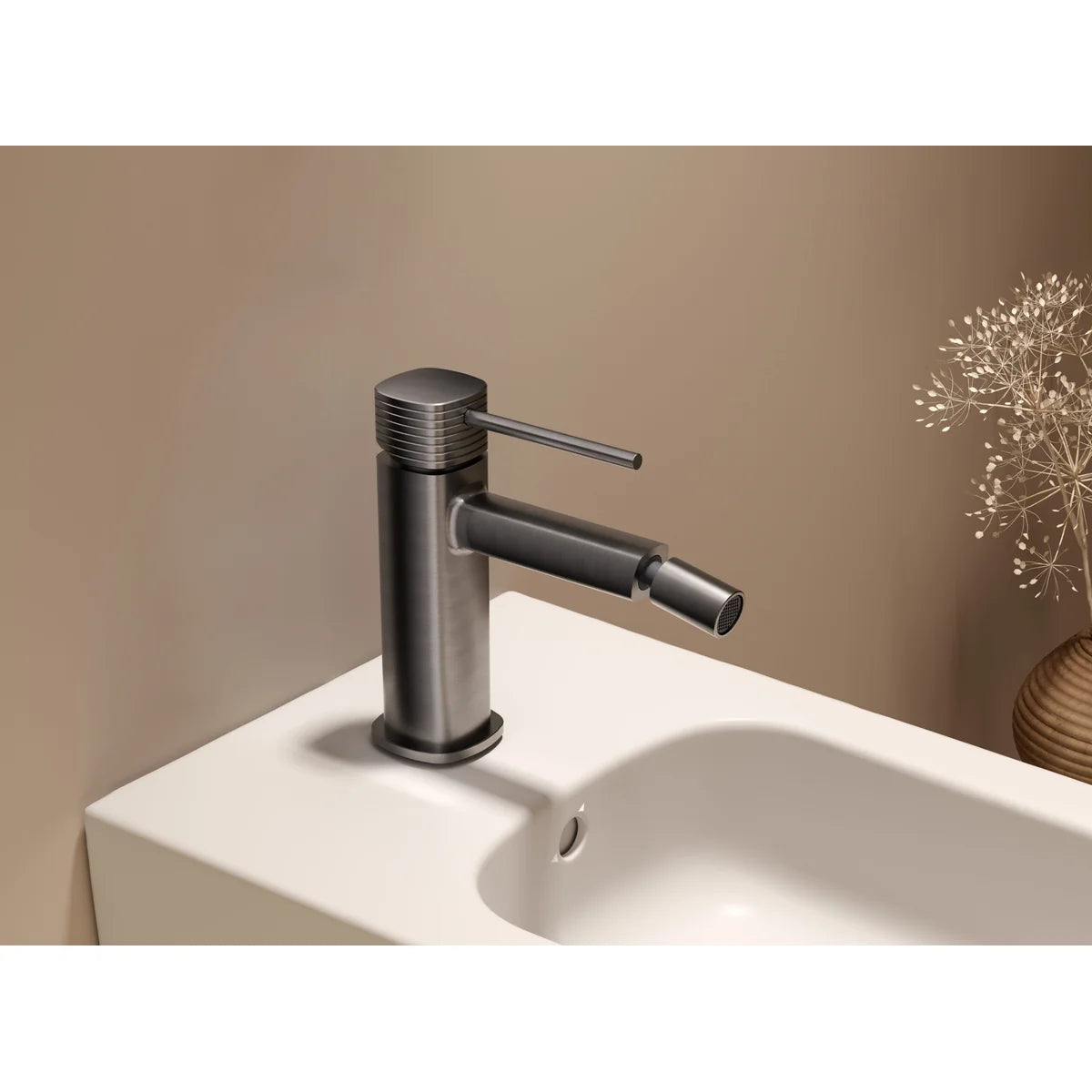 Monomando Bidé Firenze Negro Mate Imex Negro en ambiente
