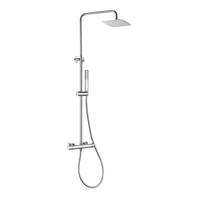 Conjunto Ducha Monomando Firenze Imex Cromo