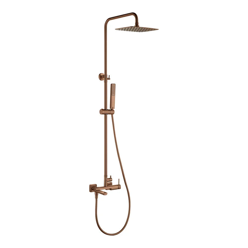 Conjunto Bañera Monomando Firenze Imex Oro rosa cepillado