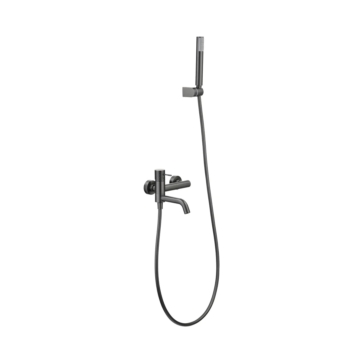 Kit Baño/Ducha Monomando Genova Black Gun Metal Imex - principal - Imex