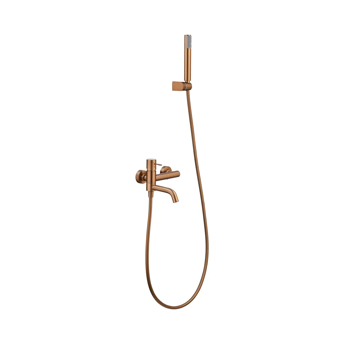 Kit Baño Ducha Monomando Genova Oro Rosa Imex - principal - Imex