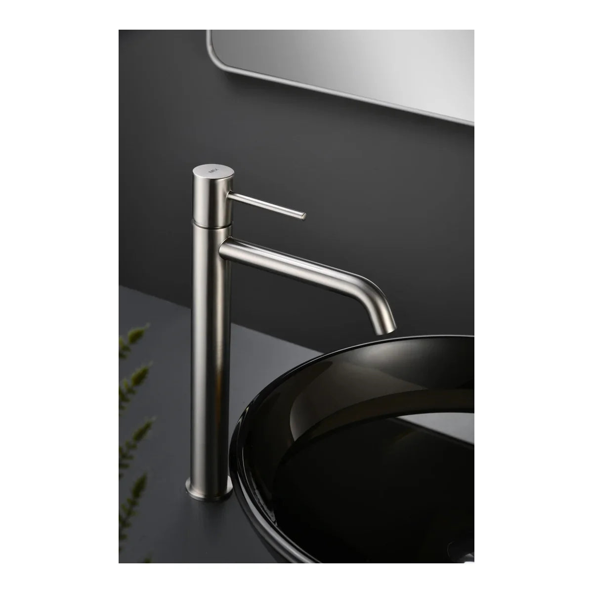 Monza Tall Basin Mixer Brushed Nickel