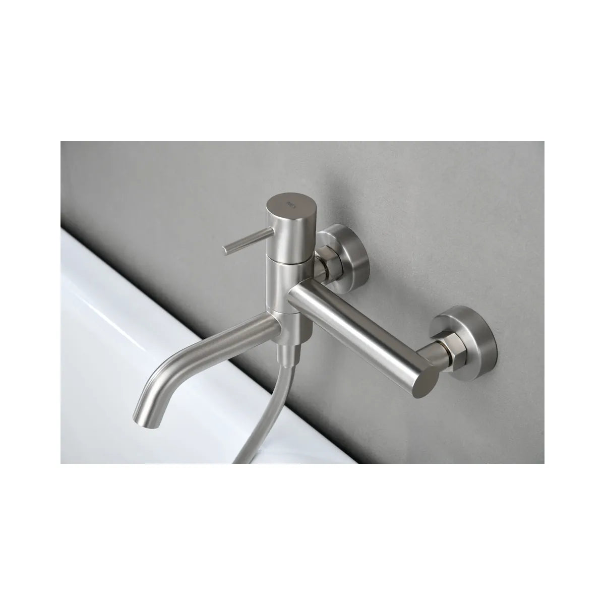 Kit Monomando Baño/Ducha Monza Níquel Cepillado Imex - ambiente_2 - Imex