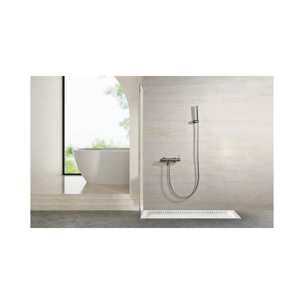 Kit Ducha Monza Níquel Cepillado Imex | Compra Online - ambiente_1 - Imex