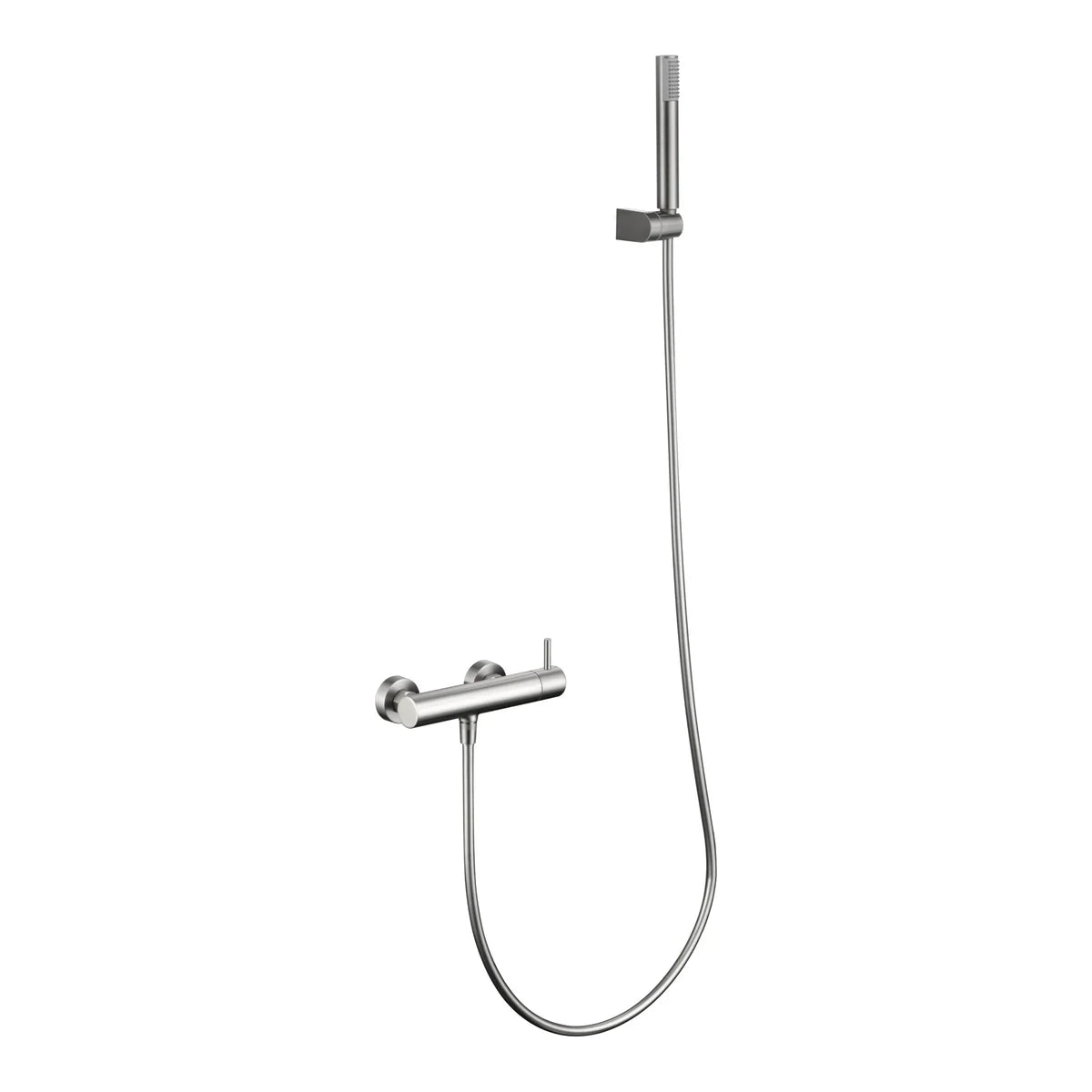 Monza Brushed Nickel Shower Kit Mixer