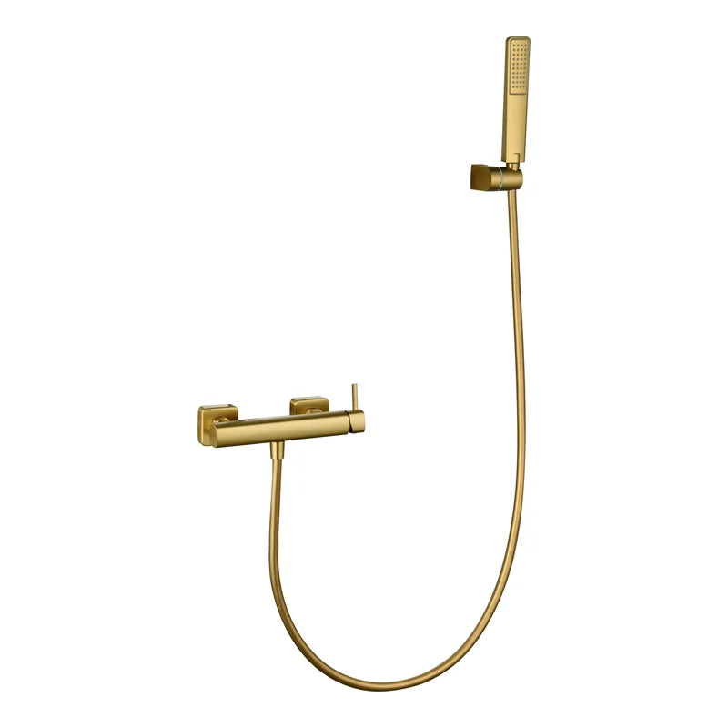 Kit Ducha Monomando Toscana Oro Cepillado Imex Oro cepillado