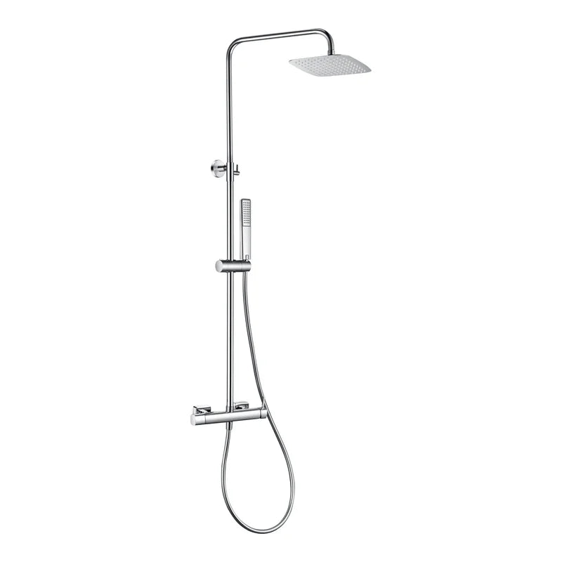 Conjunto Ducha Monomando Toscana Imex Cromo