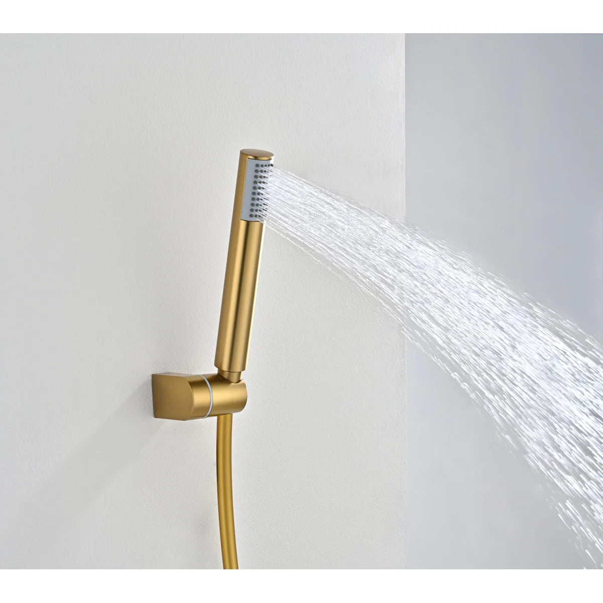 Kit Ducha Termostático Bless Oro Cepillado Imex Oro cepillado en ambiente