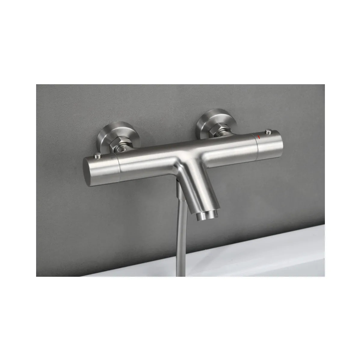 Kit baño/ducha termostático Monza Imex níquel cepillado - ambiente_2 - Imex