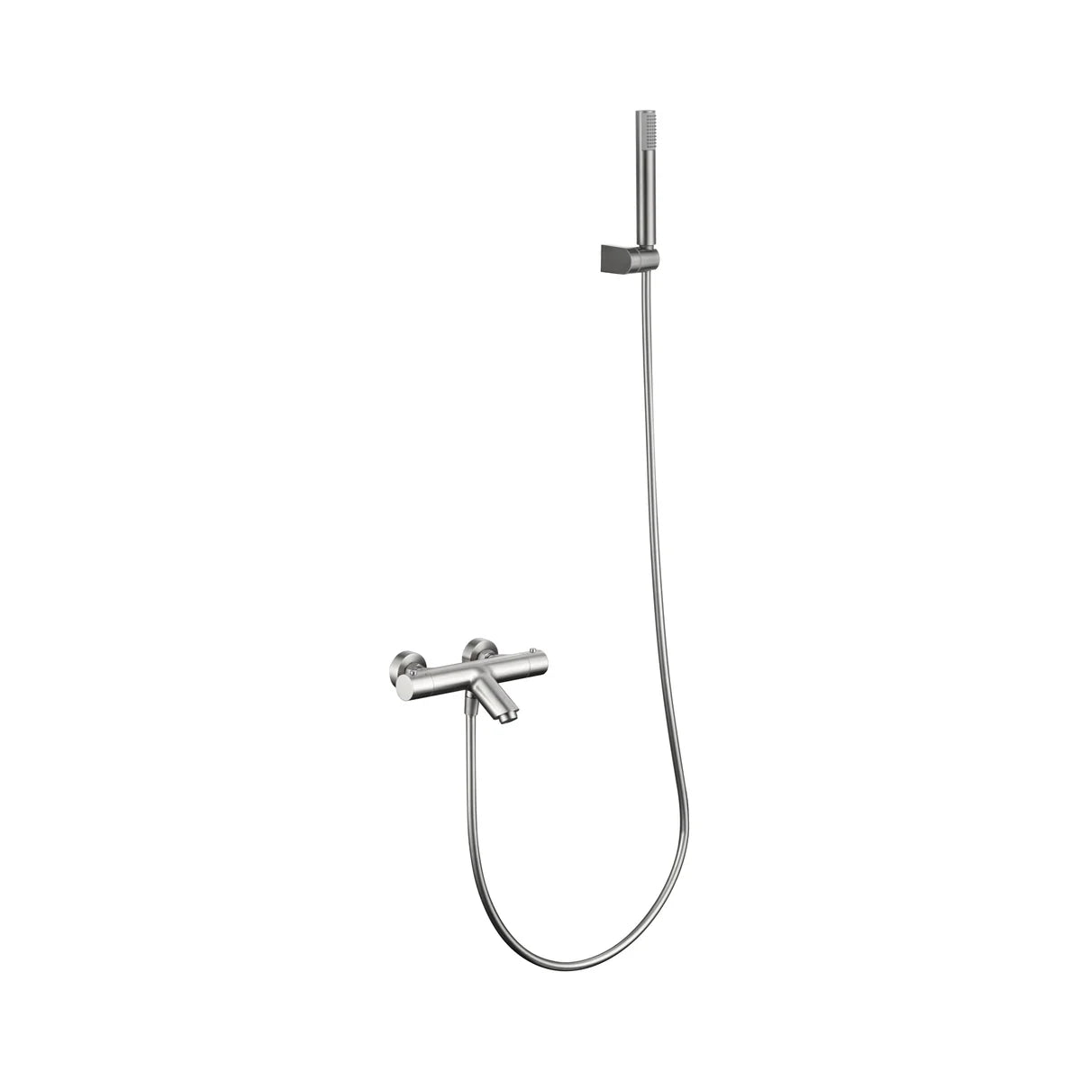 Kit baño/ducha termostático Monza Imex níquel cepillado - principal - Imex