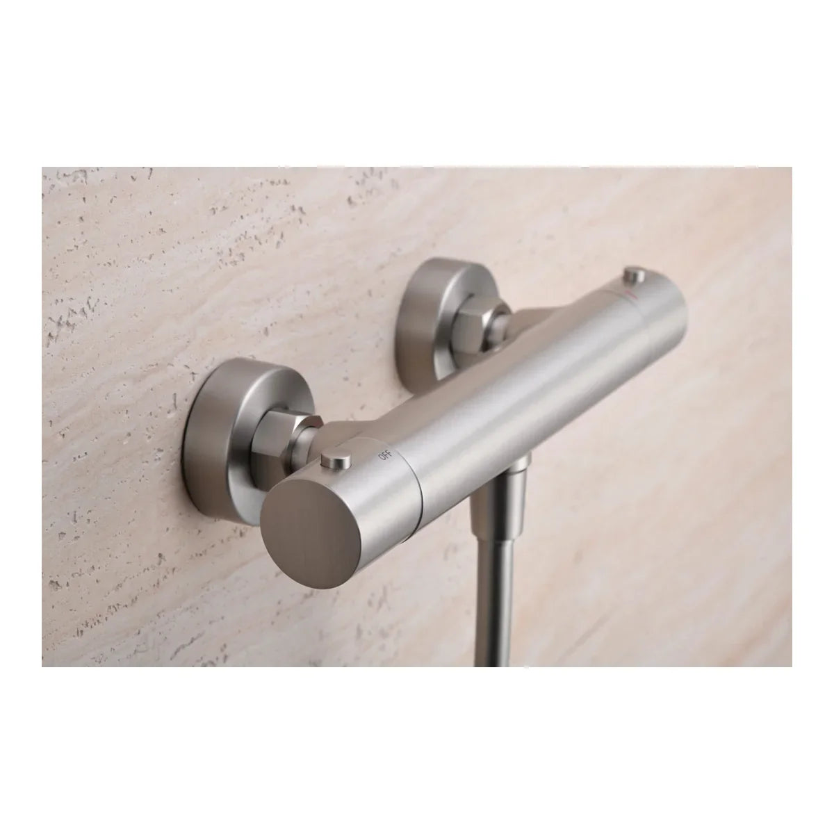 Monza Brushed Nickel Thermostatic Shower Kit