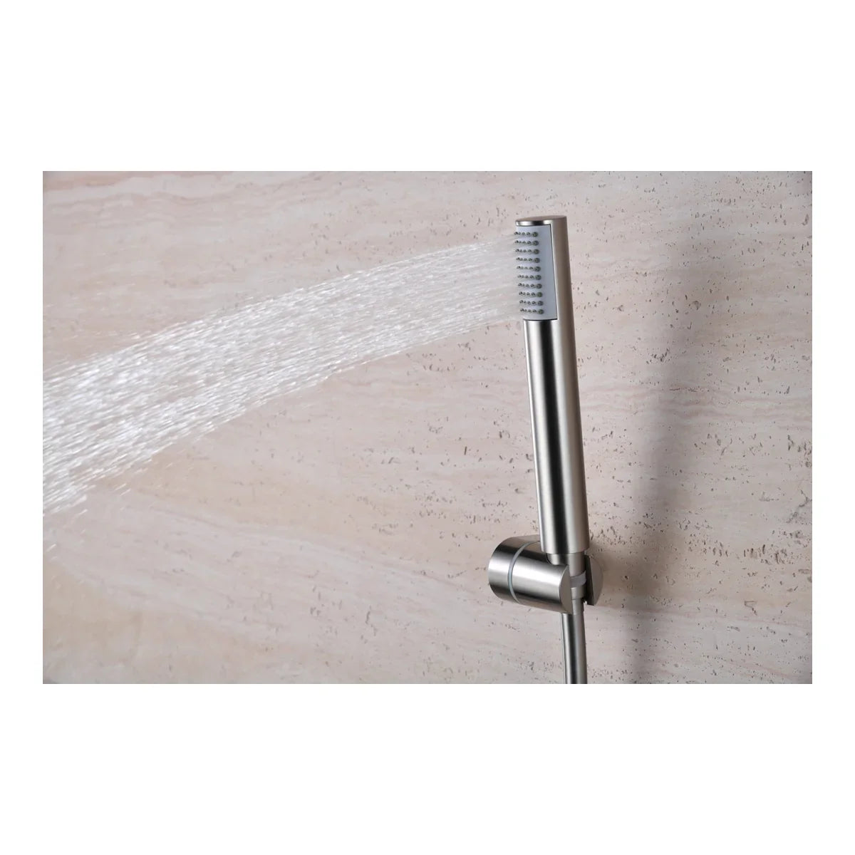 Monza Brushed Nickel Thermostatic Shower Kit