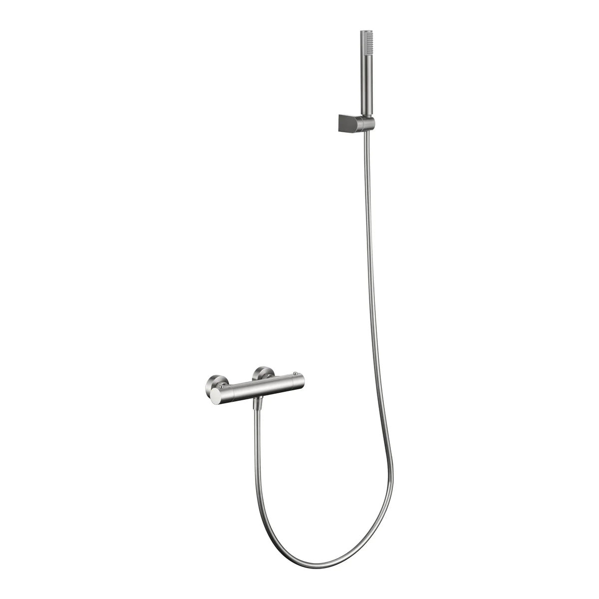 Monza Brushed Nickel Thermostatic Shower Kit