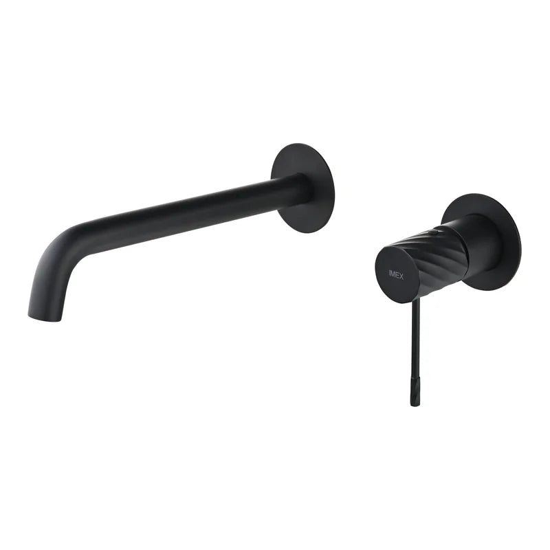 Monomando Empotrado Lavabo Bless Imex Negro