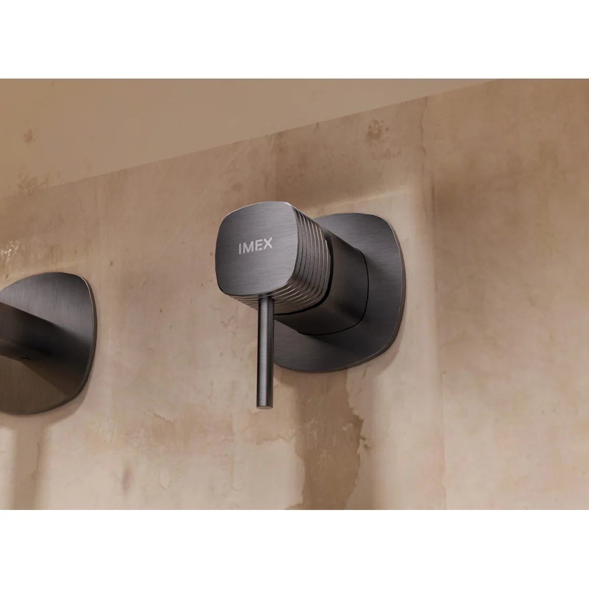 Monomando Empotrado Lavabo Firenze Imex Oro rosa cepillado en ambiente