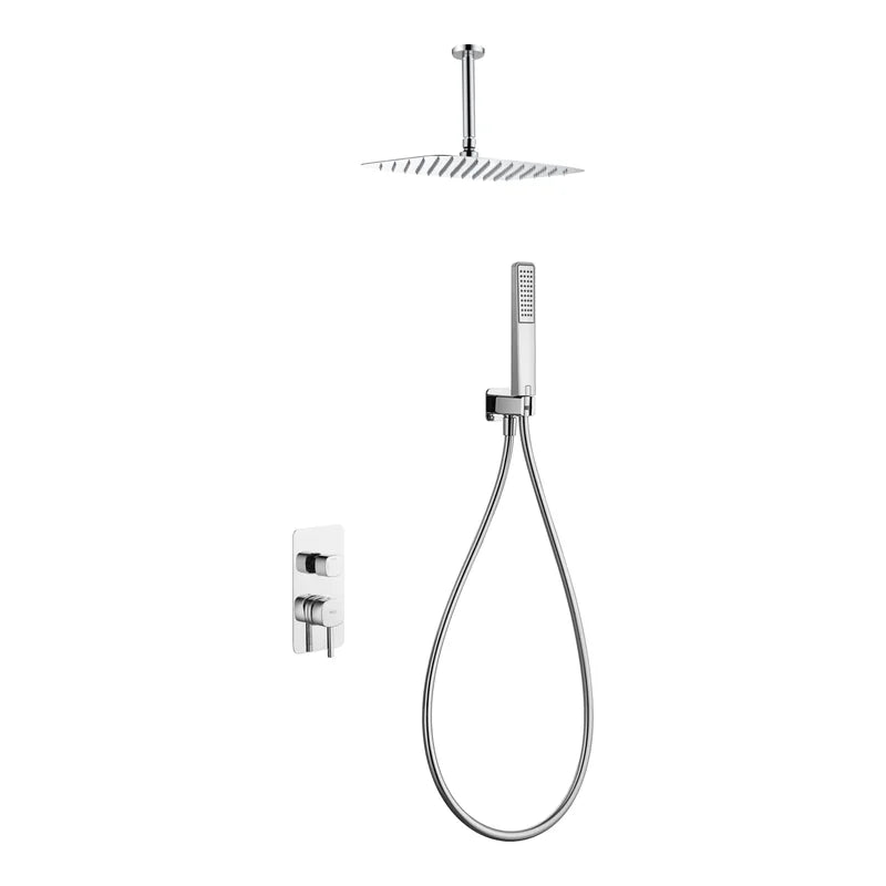Conjunto Ducha Monomando Empotrado Arezzo Imex Cromo