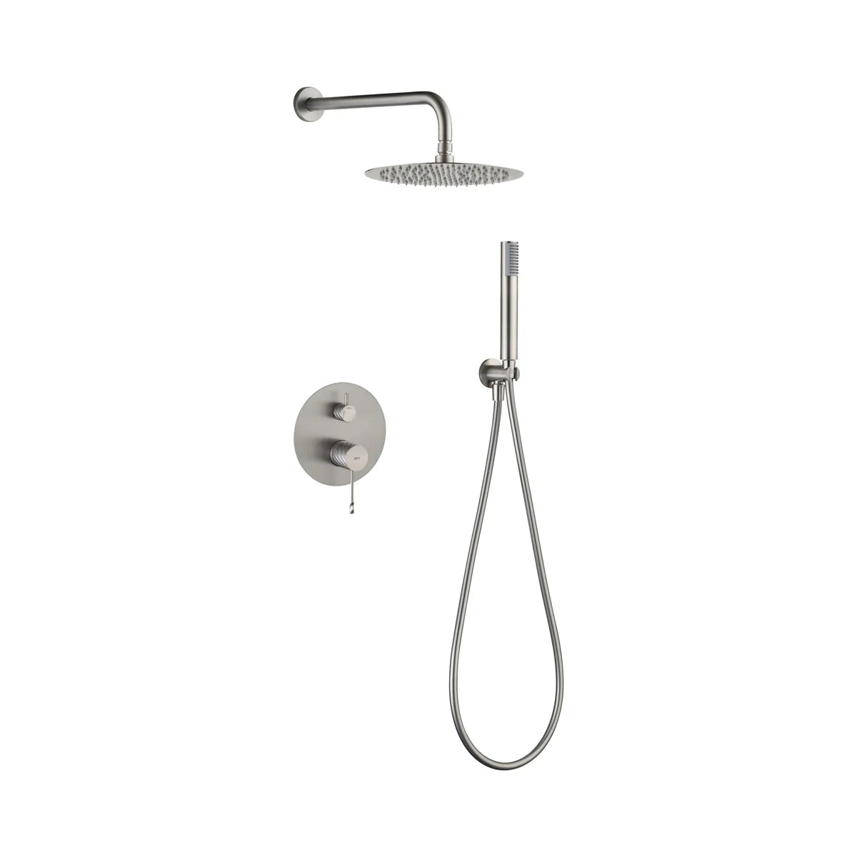 Conjunto Ducha Monomando Empotrado Bless Níquel Cepillado Imex - principal - Imex