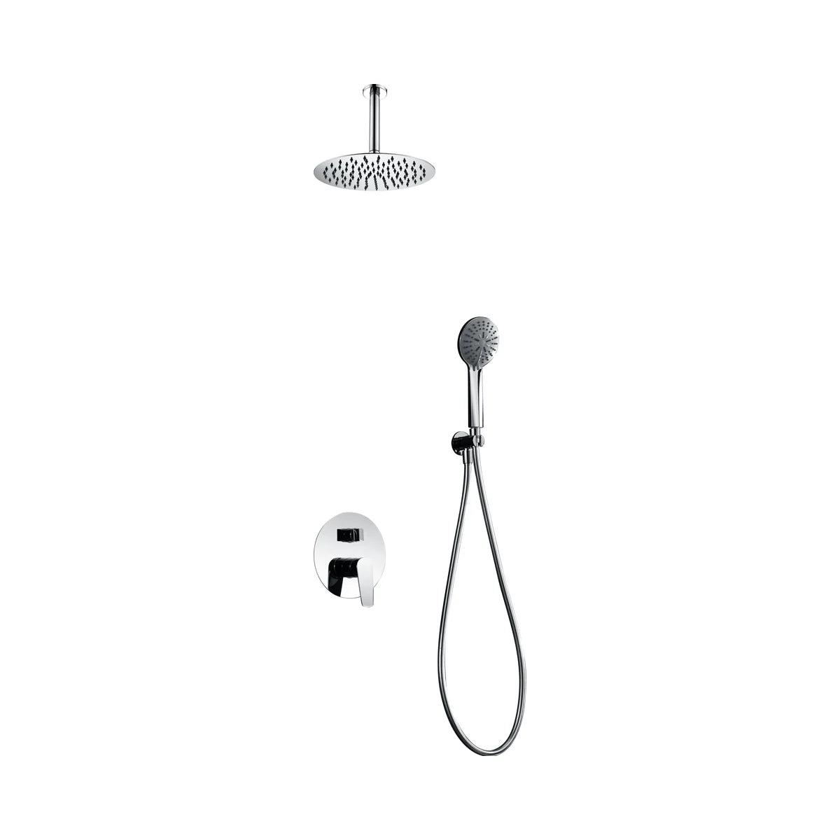 Conjunto Ducha Empotrado Monomando Bruselas Imex Cromo - principal - Imex