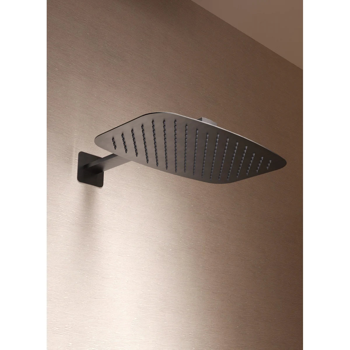 Conjunto Ducha Monomando Empotrado Firenze Imex Oro rosa cepillado en ambiente
