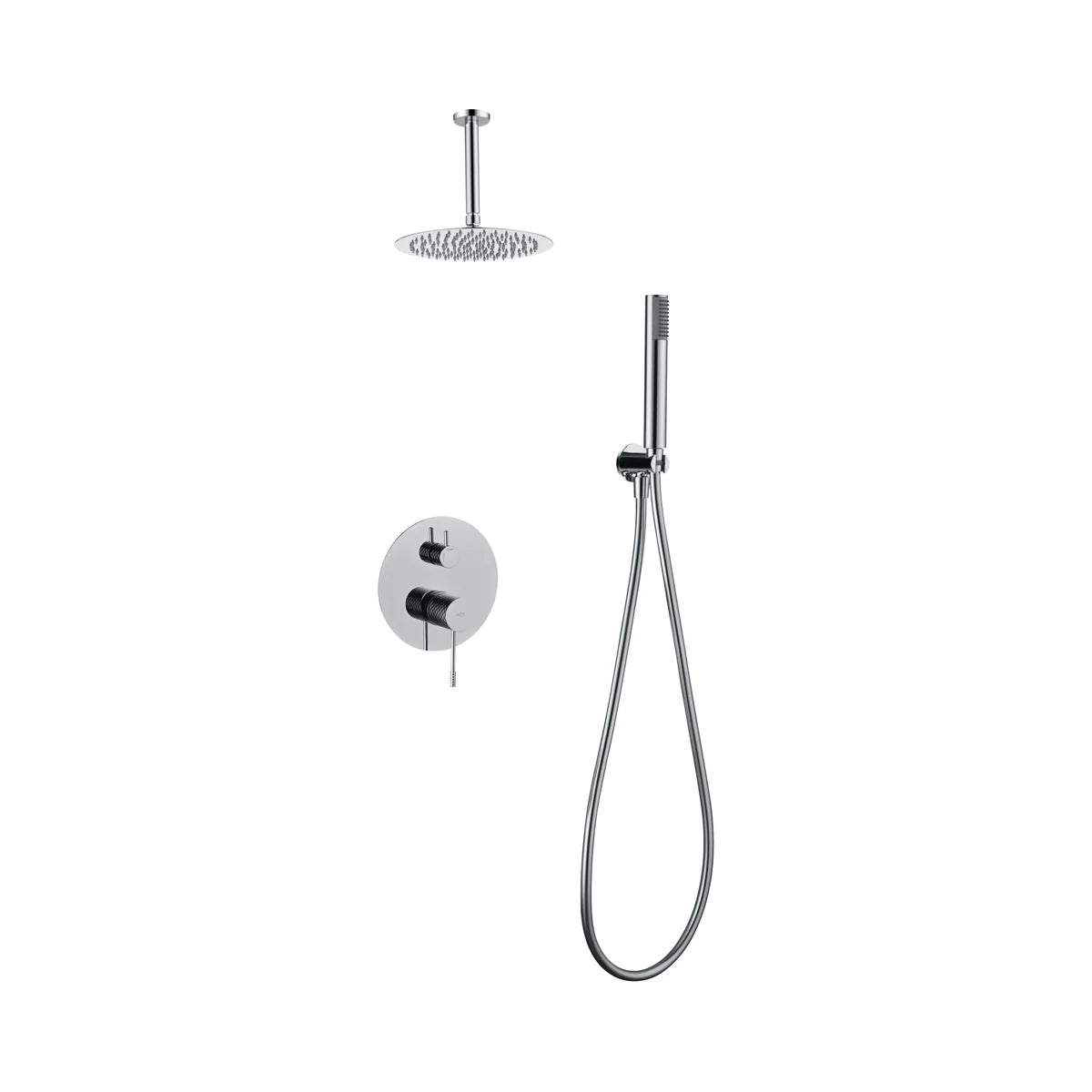 Conjunto Ducha Monomando Empotrado Imex Piamonte Cromo - principal - Imex