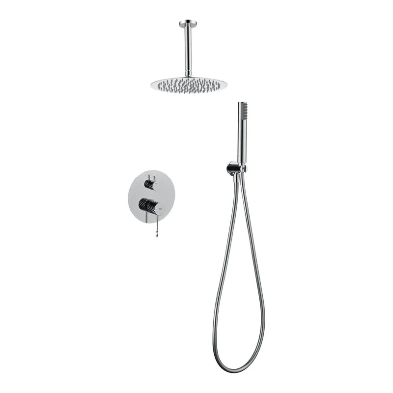 Conjunto Ducha Monomando Empotrado Palau Imex Cromo