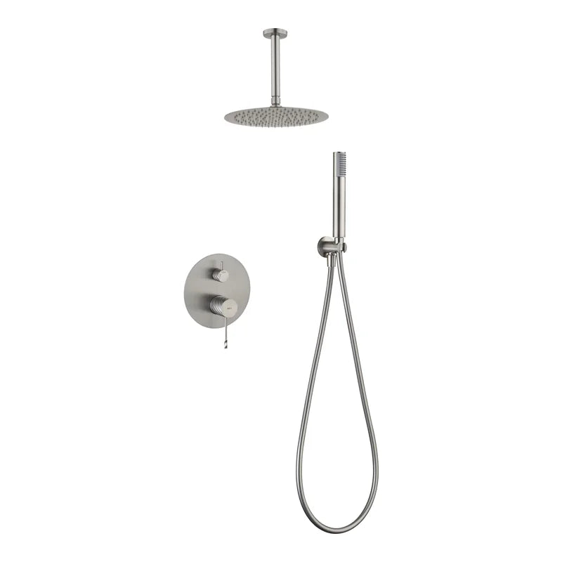 Conjunto Ducha Monomando Empotrado Palau Imex Níquel