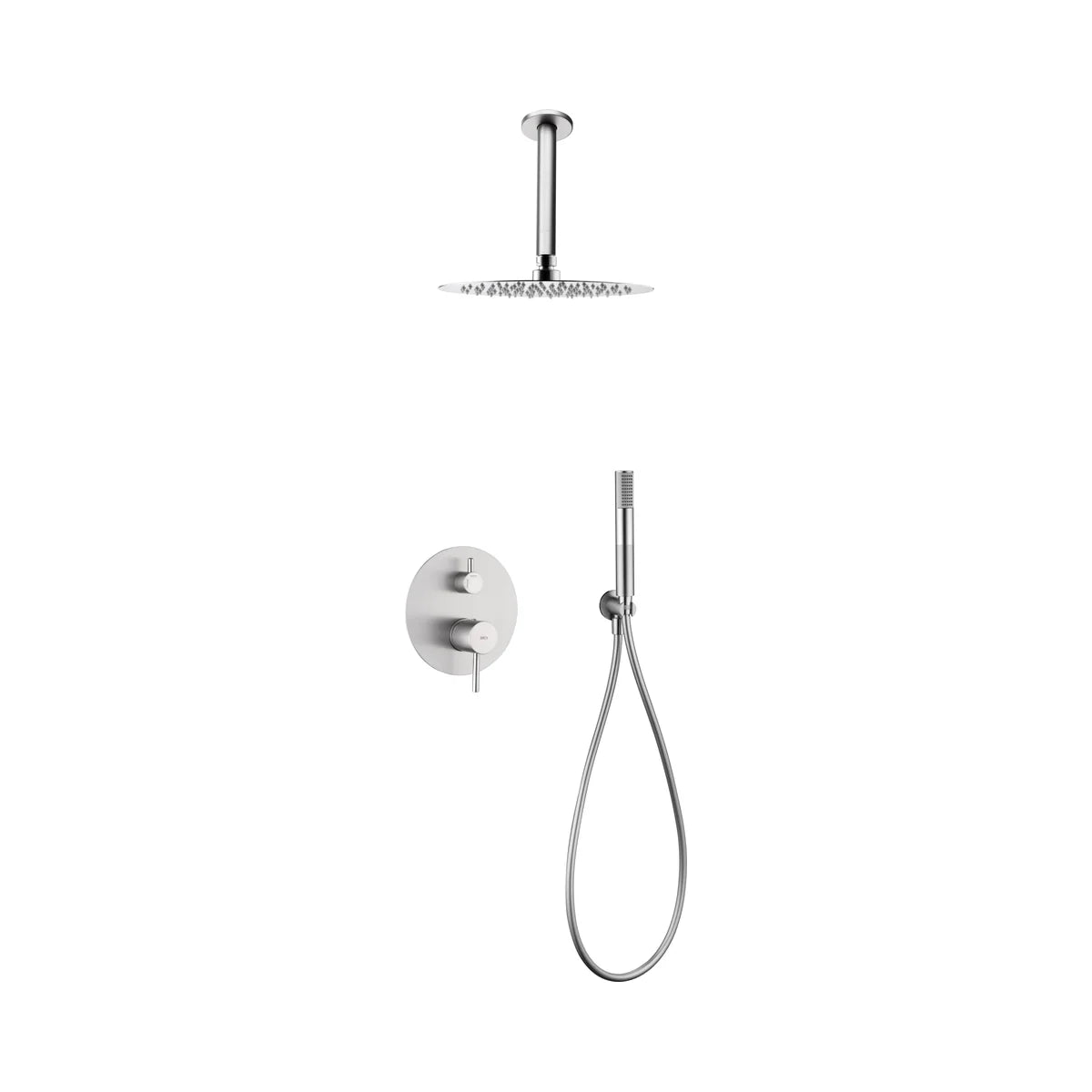 Conjunto ducha monomando empotrado Imex Tívoli níquel cepillado - principal - Imex