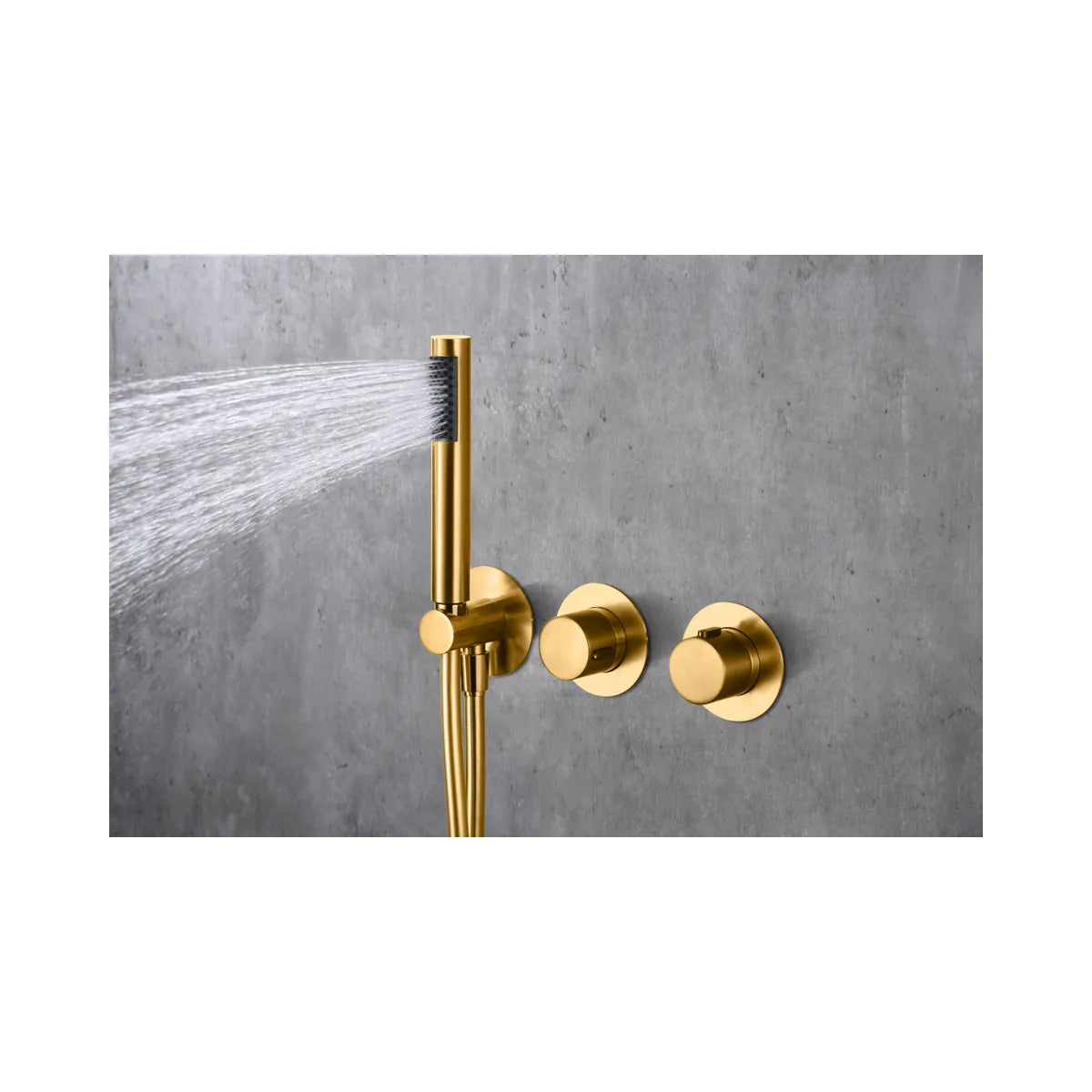 Conjunto Ducha Termostático Imex Assen Oro Cepillado - ambiente_2 - Imex