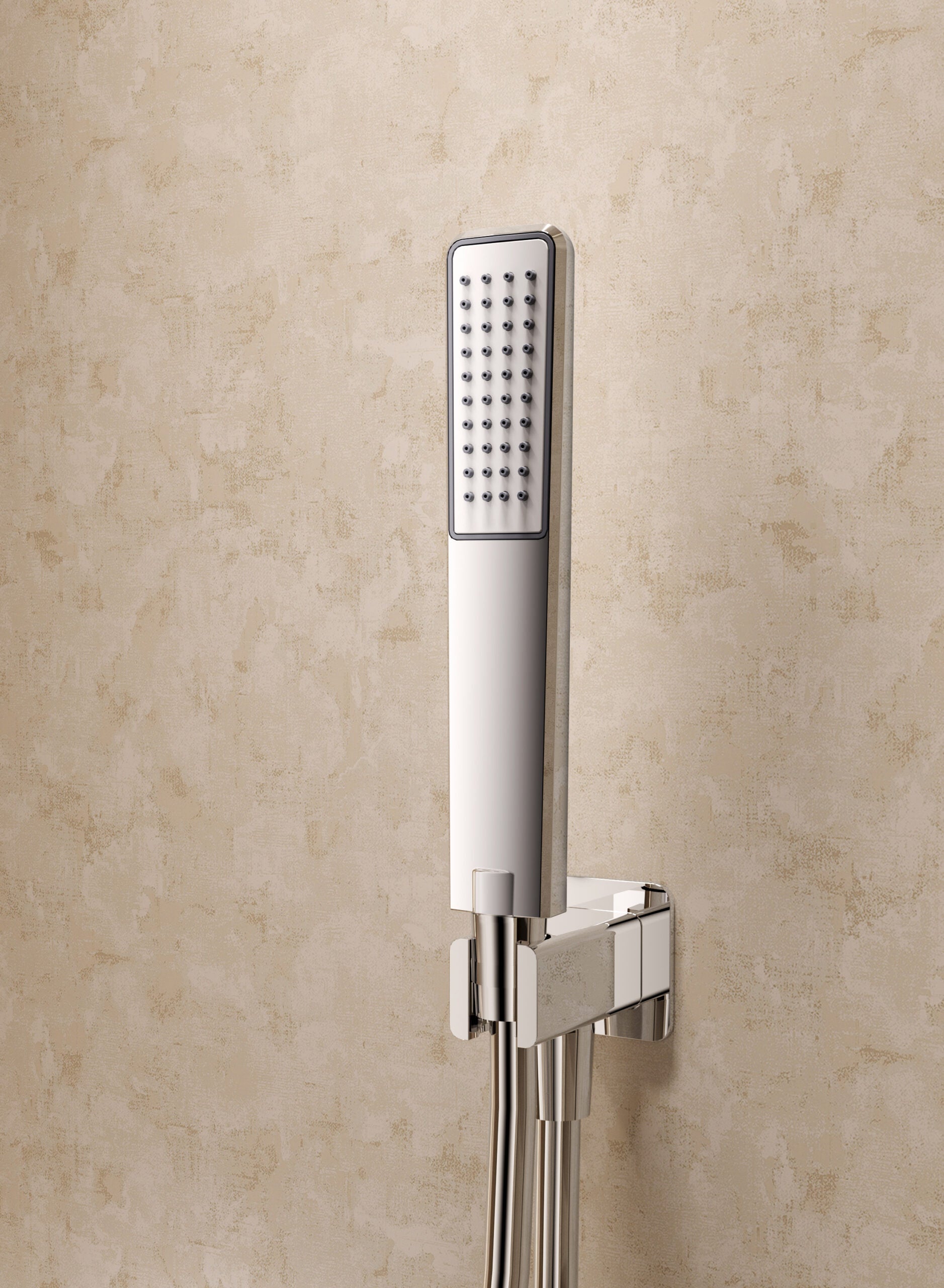 Conjunto Ducha Termostático Empotrado Arezzo Imex Oro rosa cepillado en ambiente