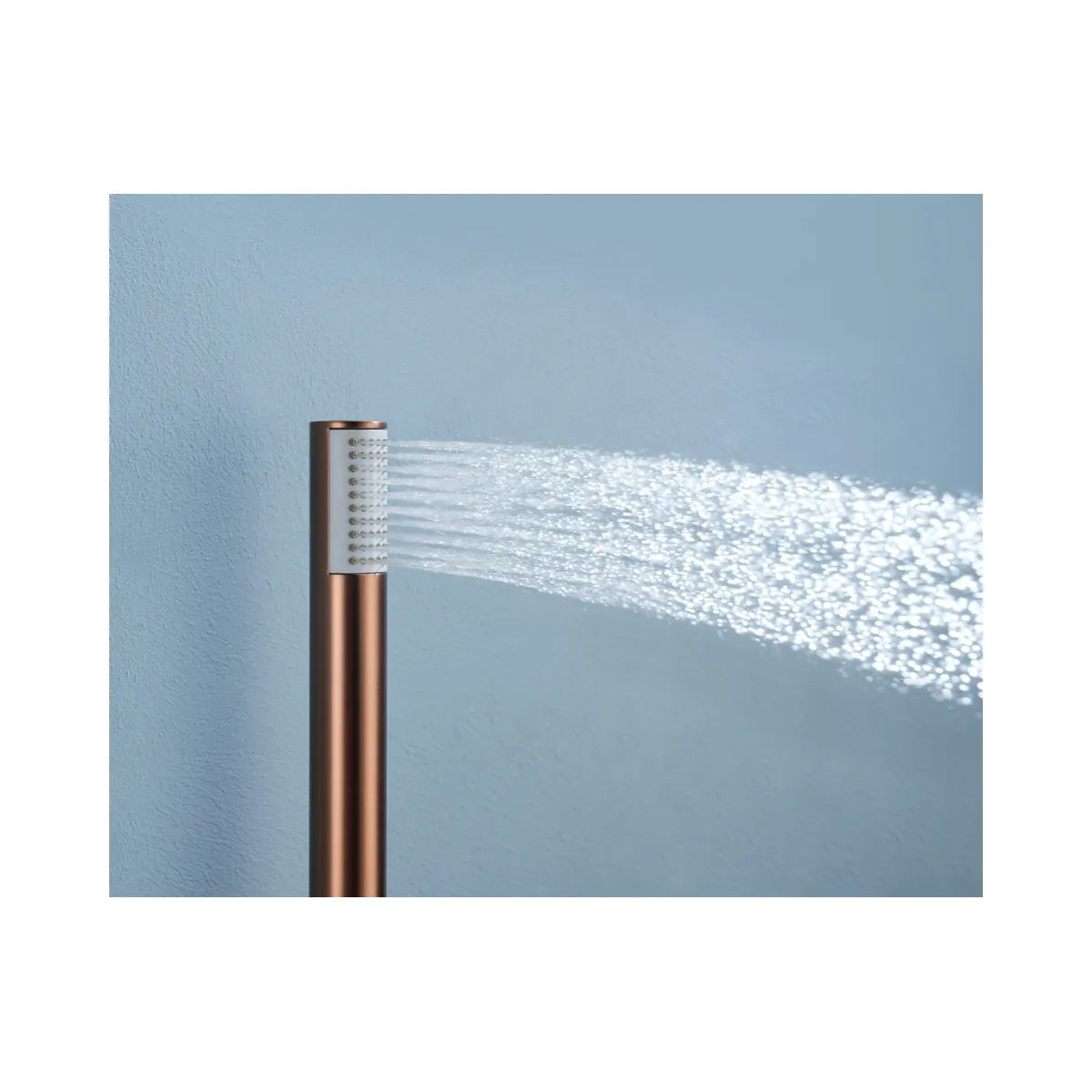 Conjunto Ducha Termostático Imex Oro Rosa Cepillado - ambiente_4 - Imex