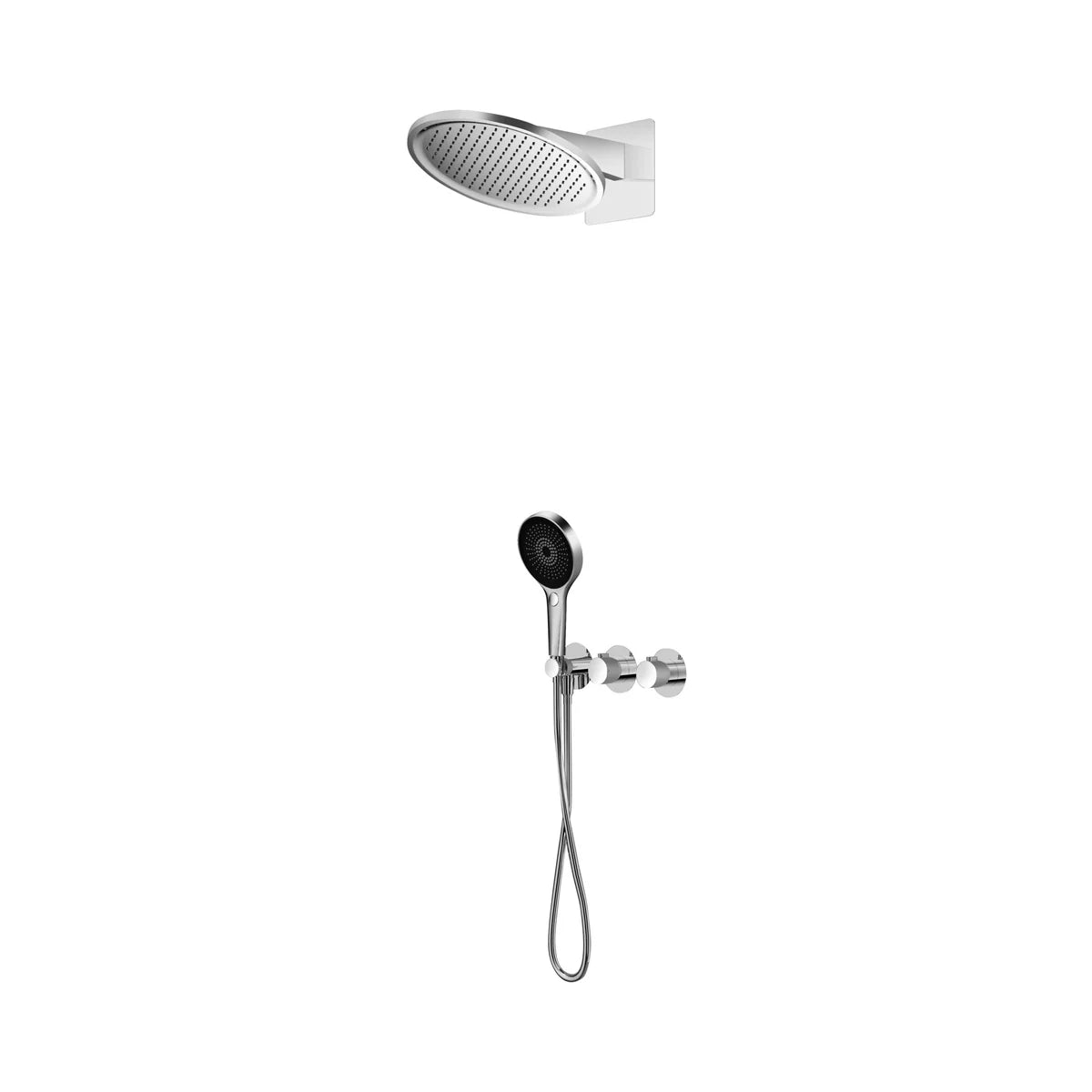 Conjunto Ducha Termostático Imex Bolonia Cromo - principal - Imex