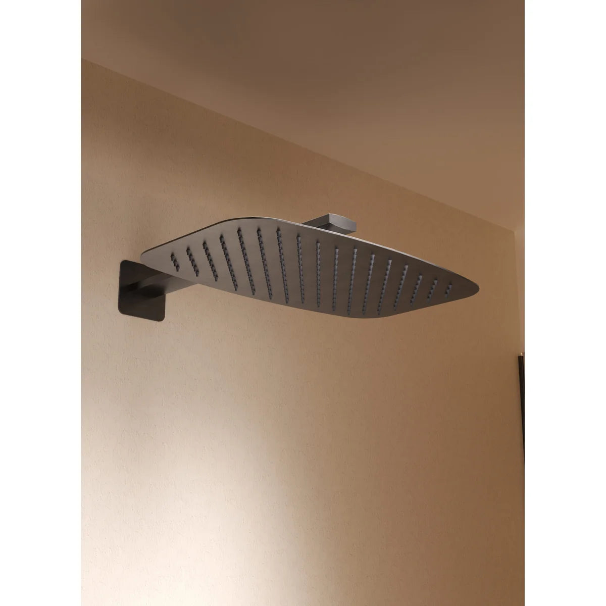 Conjunto Ducha Termostático Empotrado Firenze Imex Oro rosa cepillado en ambiente