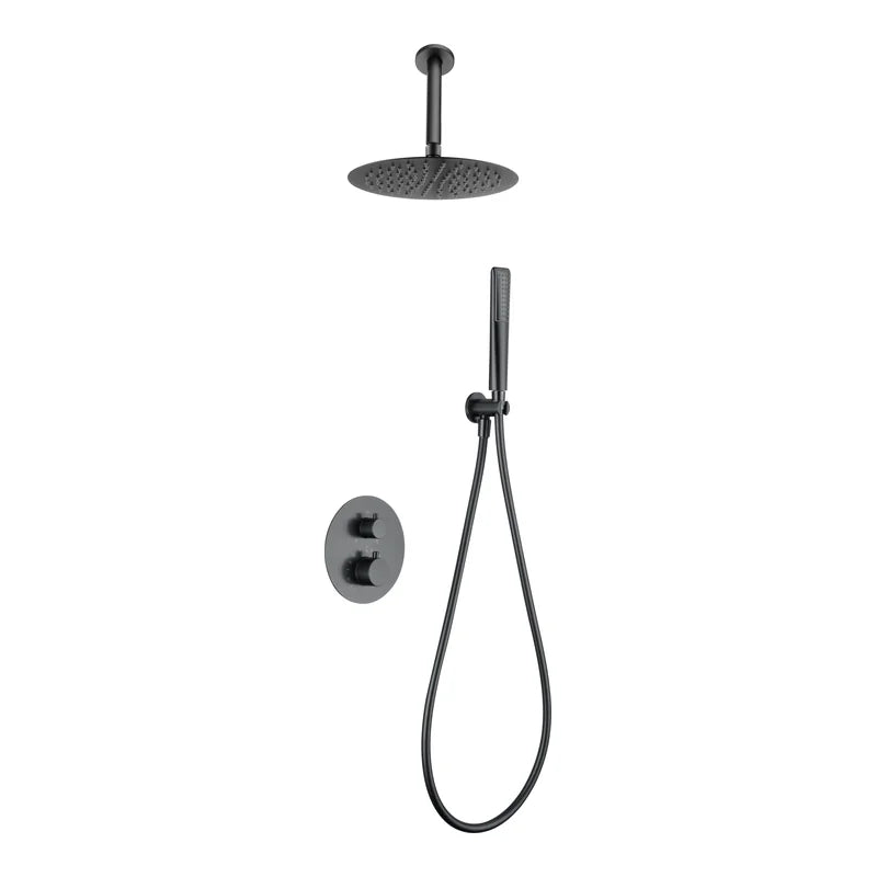 Conjunto Ducha Termostático Empotrado Salerno