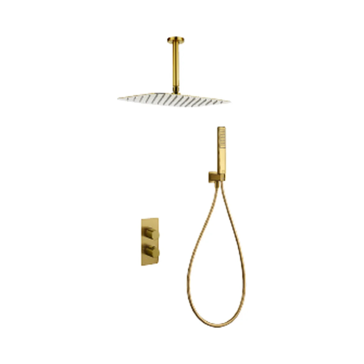 Ducha Termostática Imex Sassari Oro Cepillado - Merkimarket - principal - Imex