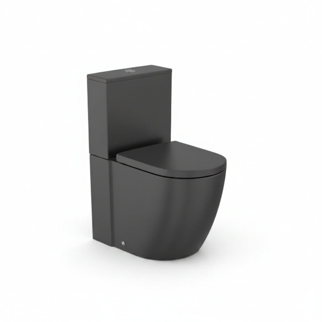 Inodoro roca meridian Negro Mate