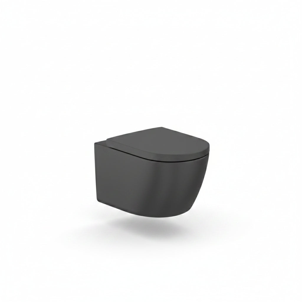 Inodoro suspendido Roca Rimless Negro Mate