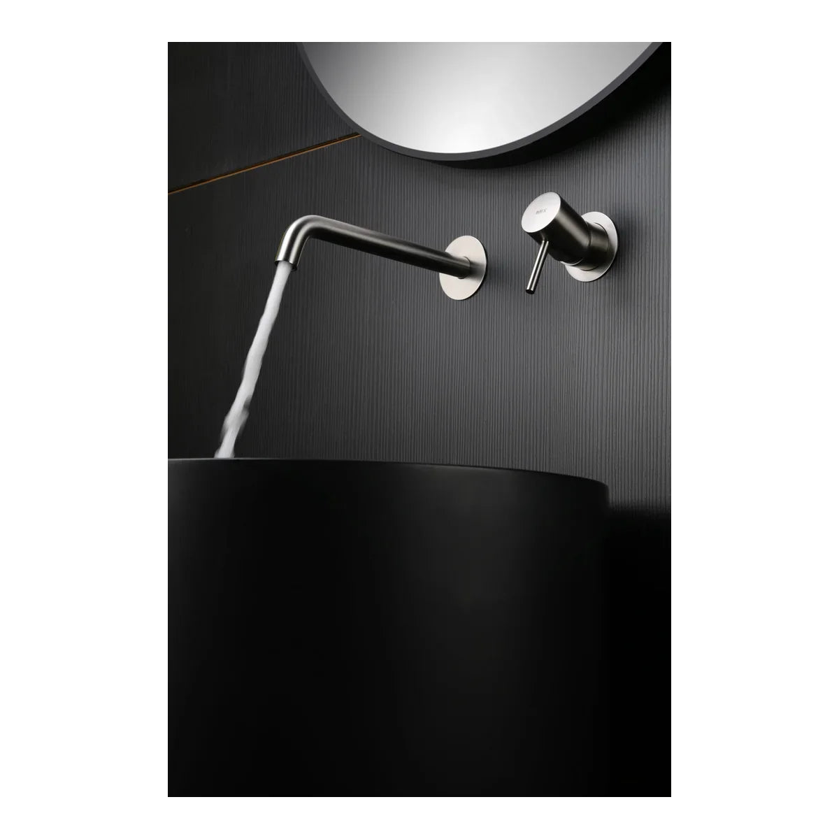 Monza Brushed Nickel Built-in Sink Mixer