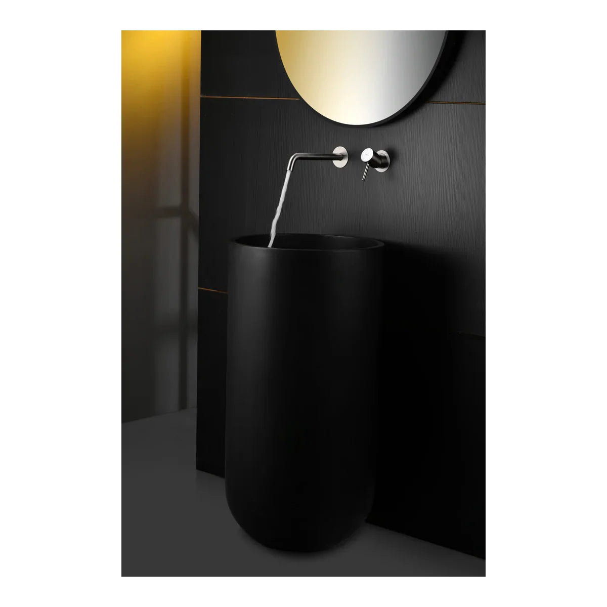 Monza Brushed Nickel Built-in Sink Mixer